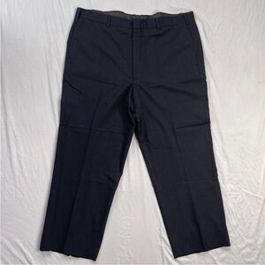 VTG Jos A Bank Wool Double Pleated Pants Mens 40x29 Gray Classic Preppy USA